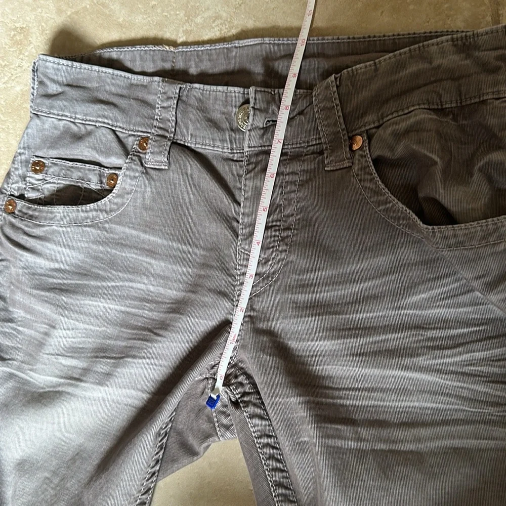 True Religion Gray Corduroy Jeans - Picture 7 of 7